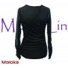 Cypres vente en ligne de sous pulls transparent Maloka, nouvelle collection de vêtement femme pas chère de qualité