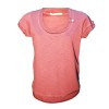 Nemour tee shirt col rond en coton qualité maloka, vêtement femme en solde