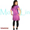 robe courte en viscose Maloka couleur prune - Miami