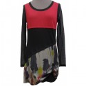 Robe noir et rouge Maloka hiver - Chris