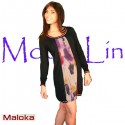 Bi-color dress Maloka winter - Larisa