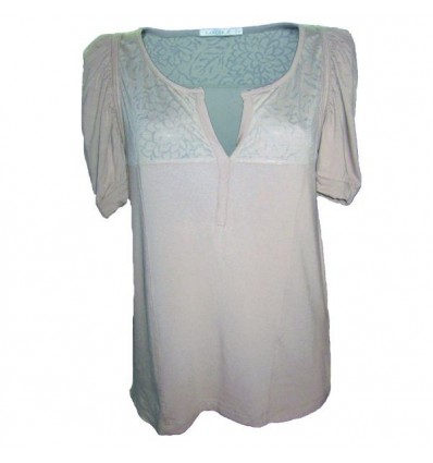 tee-shirt en coton naturel Maloka "Lalyn12"