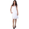 Robe blanche en lin et coton Mlaoka -Rosine-