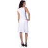 Robe blanche en lin et coton Mlaoka -Rosine-