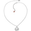 Collier Guess Argenté avec Pendentif Rond Guess