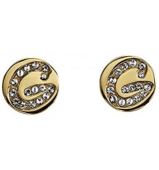 Collier épingle Doré Avec Strass - Marque GUESS, Occasion