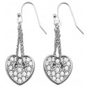 Boucle d'oreilles Guess Pendante Argenté