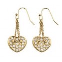 Boucle d'oreilles Guess Pendante Doré