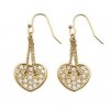 Boucle d'oreilles Guess Pendante Doré