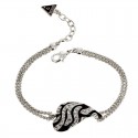 Bracelet Guess avec Coeur Zébré Strass 