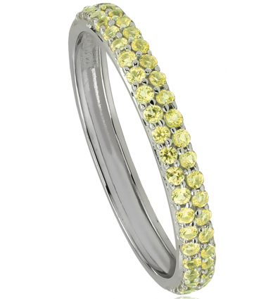 Bague 5Th Avenue Zirconium Jaune