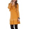 Short dress Maloka color Safran -Phoenix-