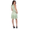 Cotton dress green color Maloka - Timea