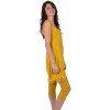 Waisted tunic yellow color brand Maloka -Timour-