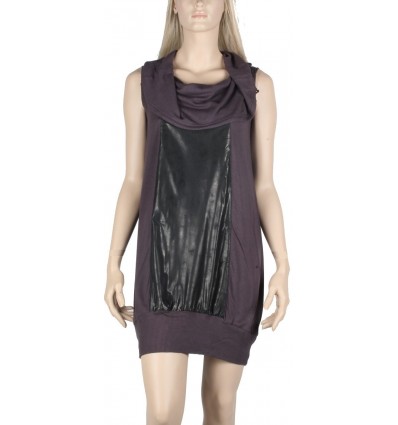 dress maloka winter aubergine color - Jump -