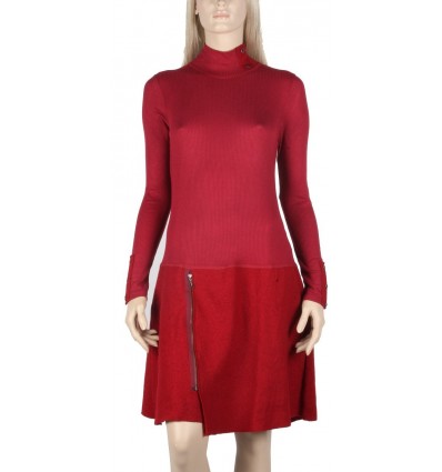 Maloka boiled wool dress red "Mirza"