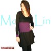 Robe tunique Maloka couleur prune "Bagdade"