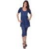 Maloka cotton tunic midnight blue "Fabia"