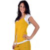 Yellow T-shirt Maloka Linen and Cotton - Anae