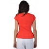red T-shirt cotton Maloka - Aziza