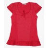 Maloka shirt in linen and cotton color raspberry - Albano