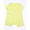 T-shirt linen and cotton lime Maloka - Aline