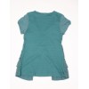 T-shirt linen and cotton jade color Maloka - Aline