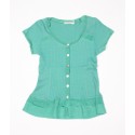 shirt Green Cotton Maloka - Aziza