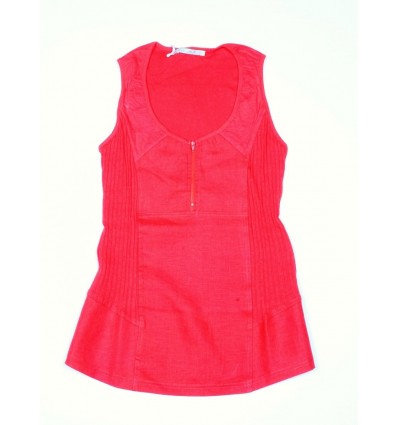 red top Maloka linen and cotton - Austin