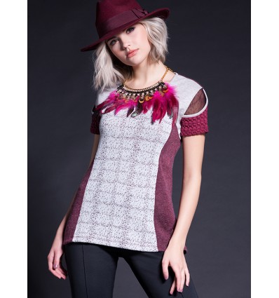 Women's short sleeve pullover