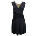 Maloka V-neck dress in jersey