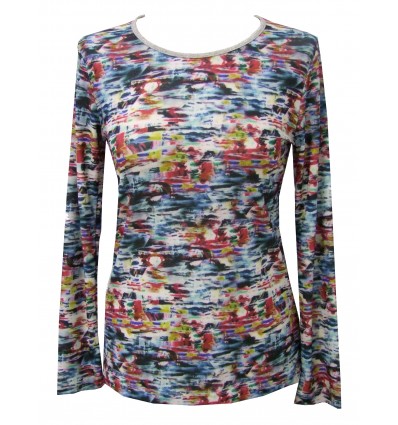Colorful Long Sleeve Tee for Women