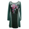 Flower dress maloka winter